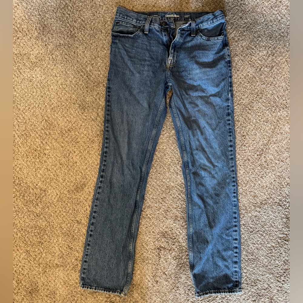 Men’s Goodfellow & Co Dark Blue Straight Leg Jeans 32x34